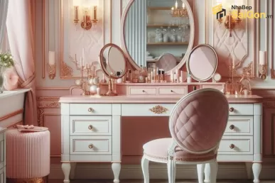 Bàn trang điểm gỗ Hoàng Đạt- BTD010