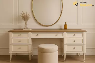 Bàn trang điểm gỗ Hoàng Đạt- BTD009