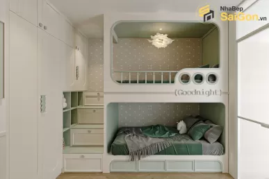 Giường tầng thông minh Hoàng Đạt - GT010