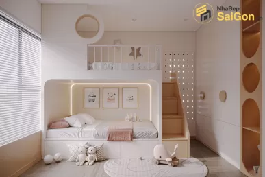 Giường tầng thông minh Hoàng Đạt - GT012