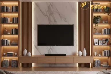 Kệ tivi gỗ hiện đại Hoàng Đạt - TV002