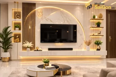 Kệ tivi gỗ hiện đại Hoàng Đạt - TV003