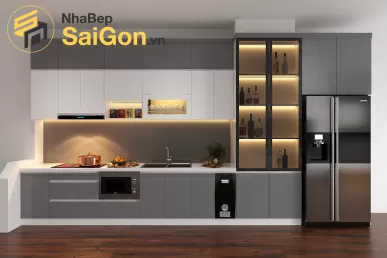 Tủ bếp chữ I - TBI002