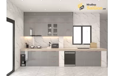 Tủ bếp chữ I - TBI005