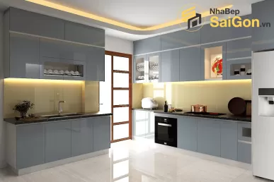 Tủ bếp chữ L - TBL021