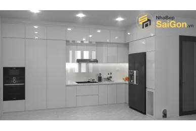 Tủ bếp chữ L - TBL007