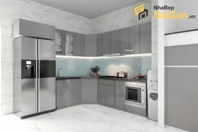 Tủ bếp chữ L - TBL039