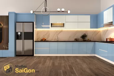 Tủ bếp chữ L - TBL004