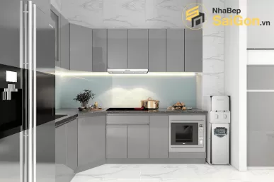 Tủ bếp chữ L - TBL017