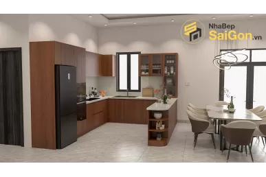 Tủ bếp chữ U - TBU006