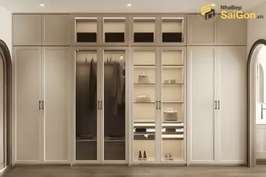 Tủ quần áo gỗ hiện đại TQA006