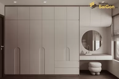 Tủ quần áo gỗ hiện đại TQA007