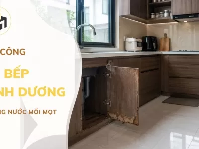 Thi Công Tủ Bếp Nhựa Bình Dương Chống Nước Mối Mọt Tuyệt Đối