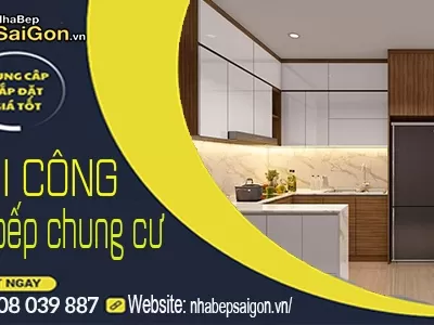 Thi Công Tủ Bếp Chung Cư TP.HCM – Giải Pháp Trọn Gói, Hiện Đại Và Tối Ưu Công Năng 1