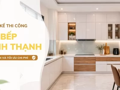 Thiết kế thi công tủ bếp Bình Chánh đẹp, bền và tối ưu chi phí