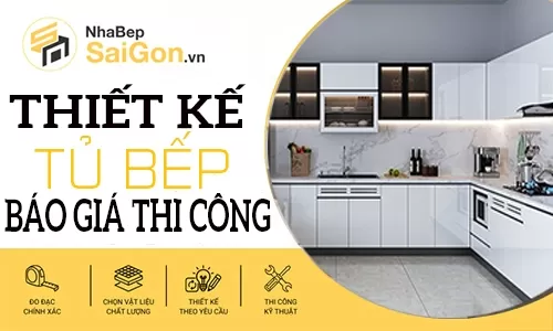 Báo Giá Thi Công Tủ Bếp Mới Nhất 2026 – Chi Tiết Theo Từng Chất Liệu