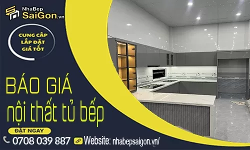 Báo Giá Thi Công Tủ Bếp Trọn Gói Bình Chánh Mới Nhất 2026 – Giá Xưởng, Minh Bạch