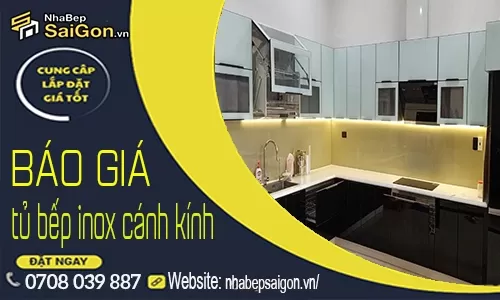 Báo Giá Tủ Bếp Inox Cánh Kính Mới Nhất 2026 – Bền Đẹp, Hiện Đại Và Chuẩn Xưởng