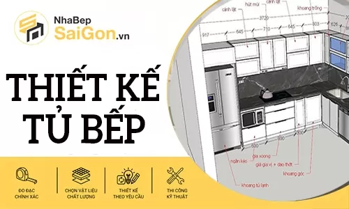 Thiết Kế Tủ Bếp Đẹp Hiện Đại, Tiện Nghi Và Tối Ưu Công Năng