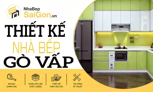Thiết Kế Phòng Bếp Gò Vấp Đẹp – Hiện Đại, Tối Ưu Không Gian Sống