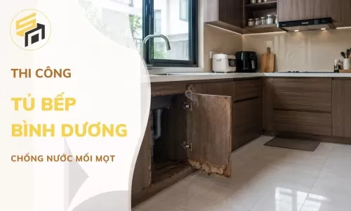 Thi Công Tủ Bếp Nhựa Bình Dương Chống Nước Mối Mọt Tuyệt Đối