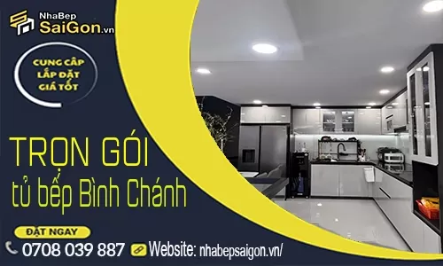 Thiết Kế Thi Công Tủ Bếp Bình Chánh Đẹp, Hiện Đại, Giá Xưởng Tại Nhà Bếp Sài Gòn