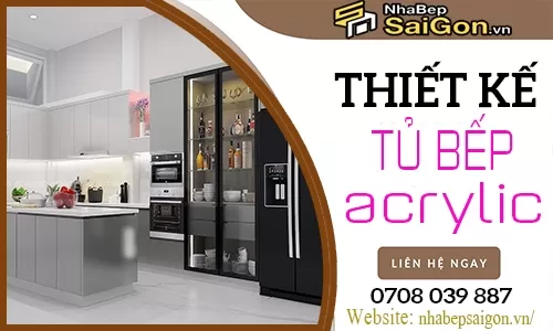 Thiết Kế Tủ Bếp Acrylic Đẹp – Xu Hướng Nội Thất Hiện Đại Cho Không Gian Bếp Sang Trọng