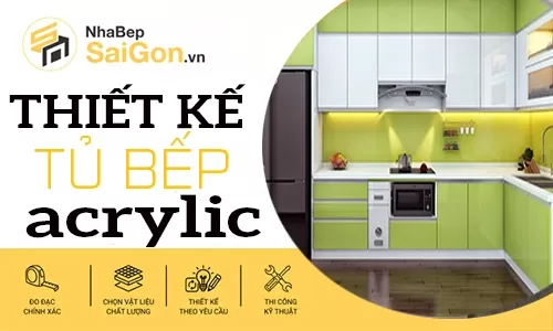 Tủ Bếp Acrylic Hiện Đại – Xu Hướng Thiết Kế Sang Trọng Cho Không Gian Bếp 2026