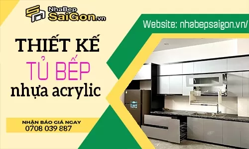 Tủ Bếp Nhựa Acrylic Đẹp – Xu Hướng Thiết Kế Hiện Đại Cho Không Gian Bếp Sang Trọng