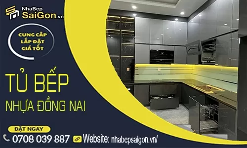 Tủ bếp nhựa đặc Đồng Nai – Giải pháp bền đẹp, chống nước tuyệt đối cho không gian bếp hiện đại