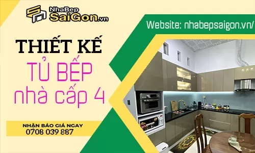 Tủ Bếp Nhựa Nhà Cấp 4 – Giải Pháp Tiết Kiệm, Bền Đẹp Cho Không Gian Bếp Hiện Đại