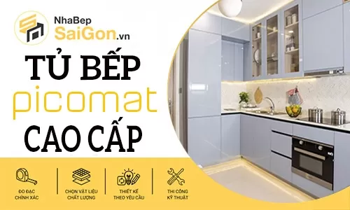 Tủ Bếp Nhựa Picomat Chống Nước, Chống Mối Mọt Và Hiện Đại