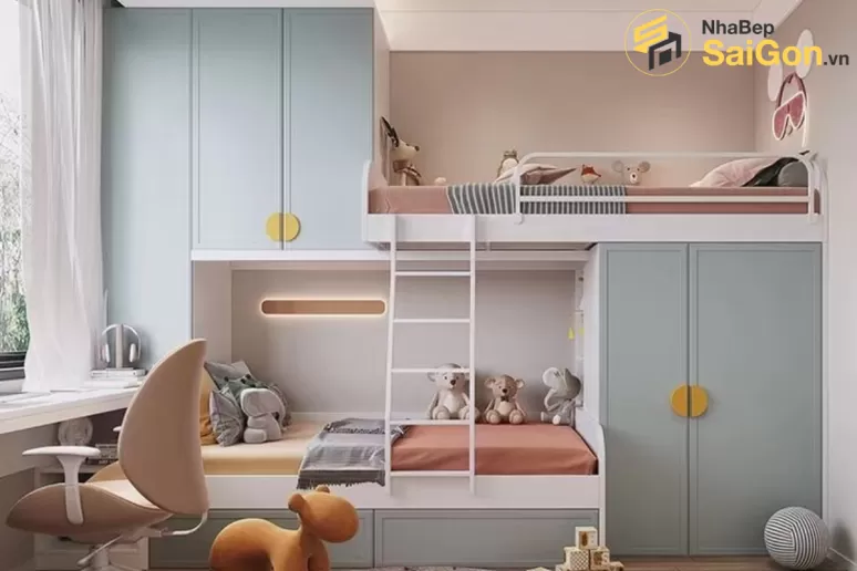 Giường tầng thông minh Hoàng Đạt - GT009