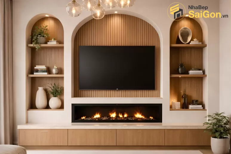 Kệ tivi gỗ hiện đại Hoàng Đạt - TV018