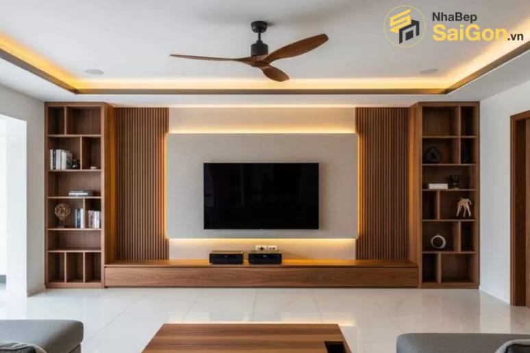 Kệ tivi gỗ hiện đại Hoàng Đạt - TV021