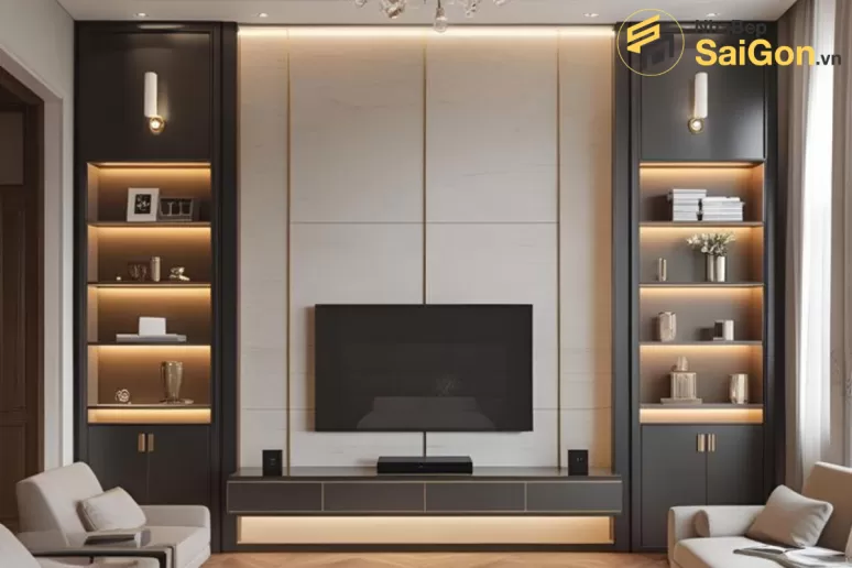 Kệ tivi gỗ hiện đại Hoàng Đạt - TV008