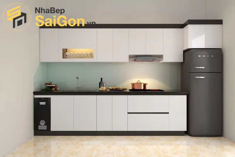 Tủ bếp chữ I - TBI004