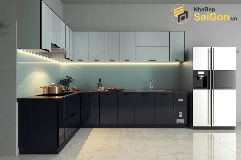 Tủ bếp chữ L - TBL025