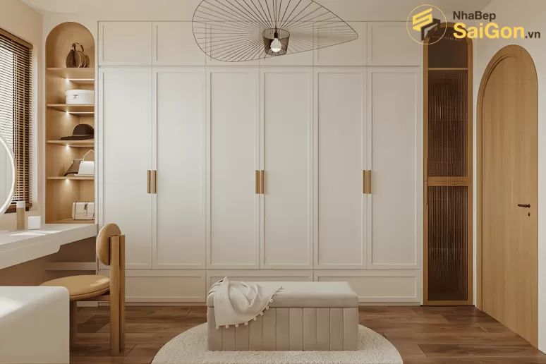 Tủ quần áo gỗ hiện đại TQA013