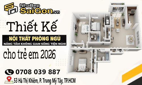 Mẫu Phòng Ngủ Thiết Kế Cho Trẻ Em Hiện Đại 2026 Giá Tốt