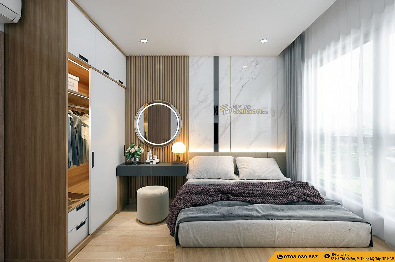 thiết kế phòng ngủ nhỏ 10m2