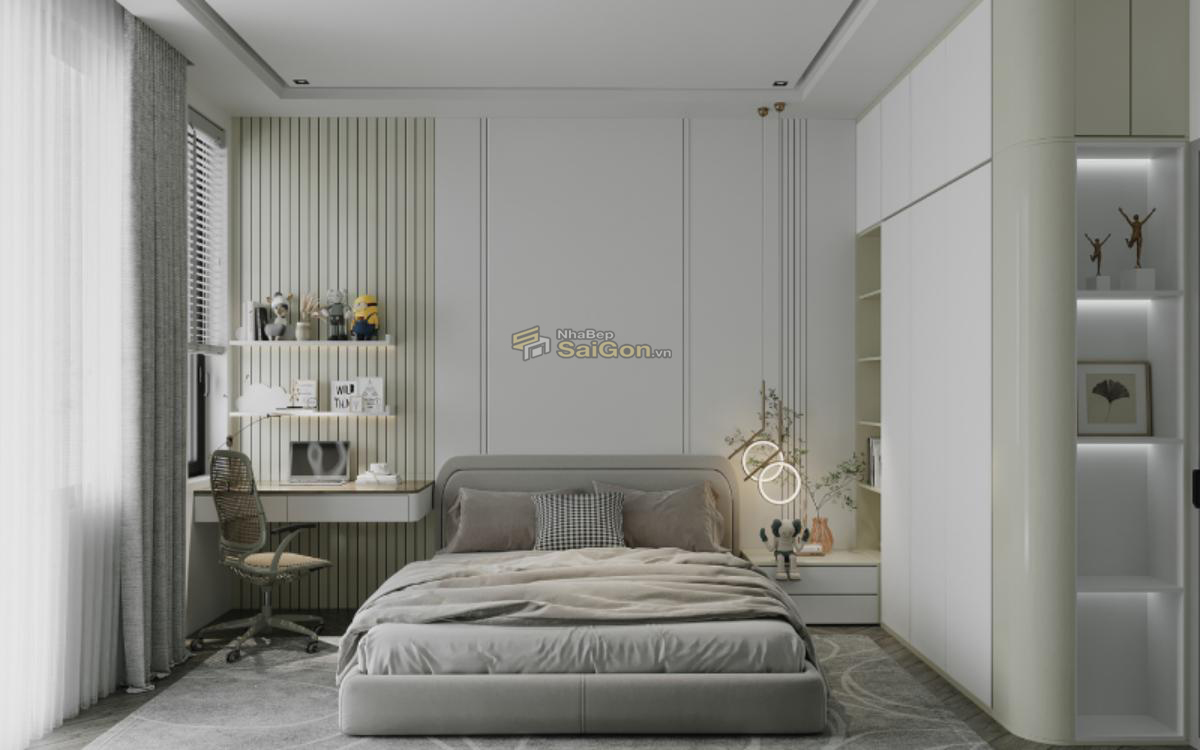 thiết kế phòng ngủ đẹp cho nữ