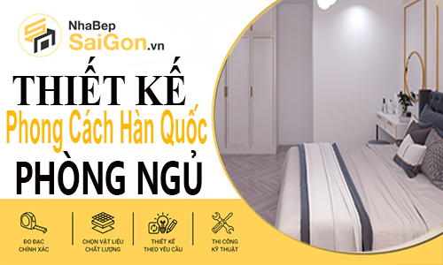 thiết kế phòng ngủ phong cách Hàn Quốc