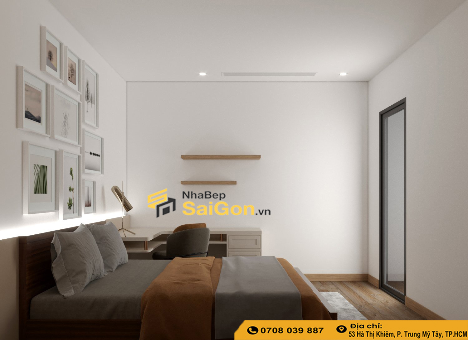 Mẫu Phòng Ngủ Phong Cách Minimalism