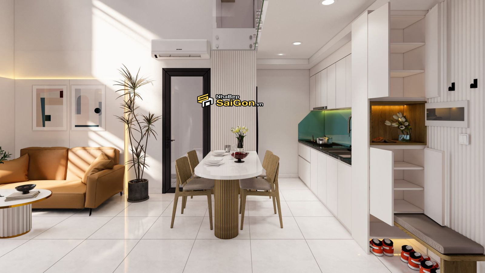 thiết kế nội thất phong cách Hàn Quốc 2026
