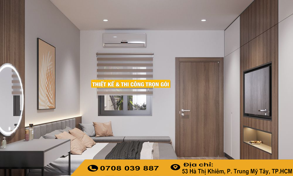 Thiết Kế Phòng Ngủ Nhà Phố