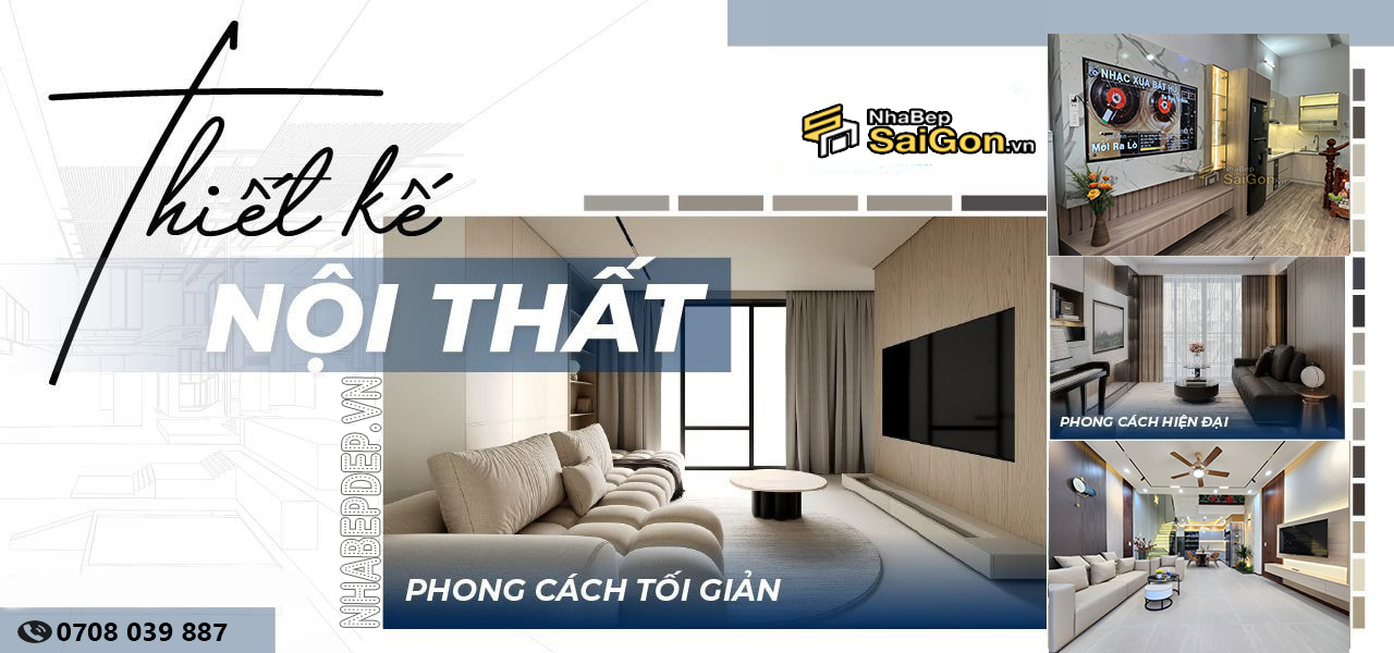thiết kế nội thất nhà phố đẹp hiện đại 2026