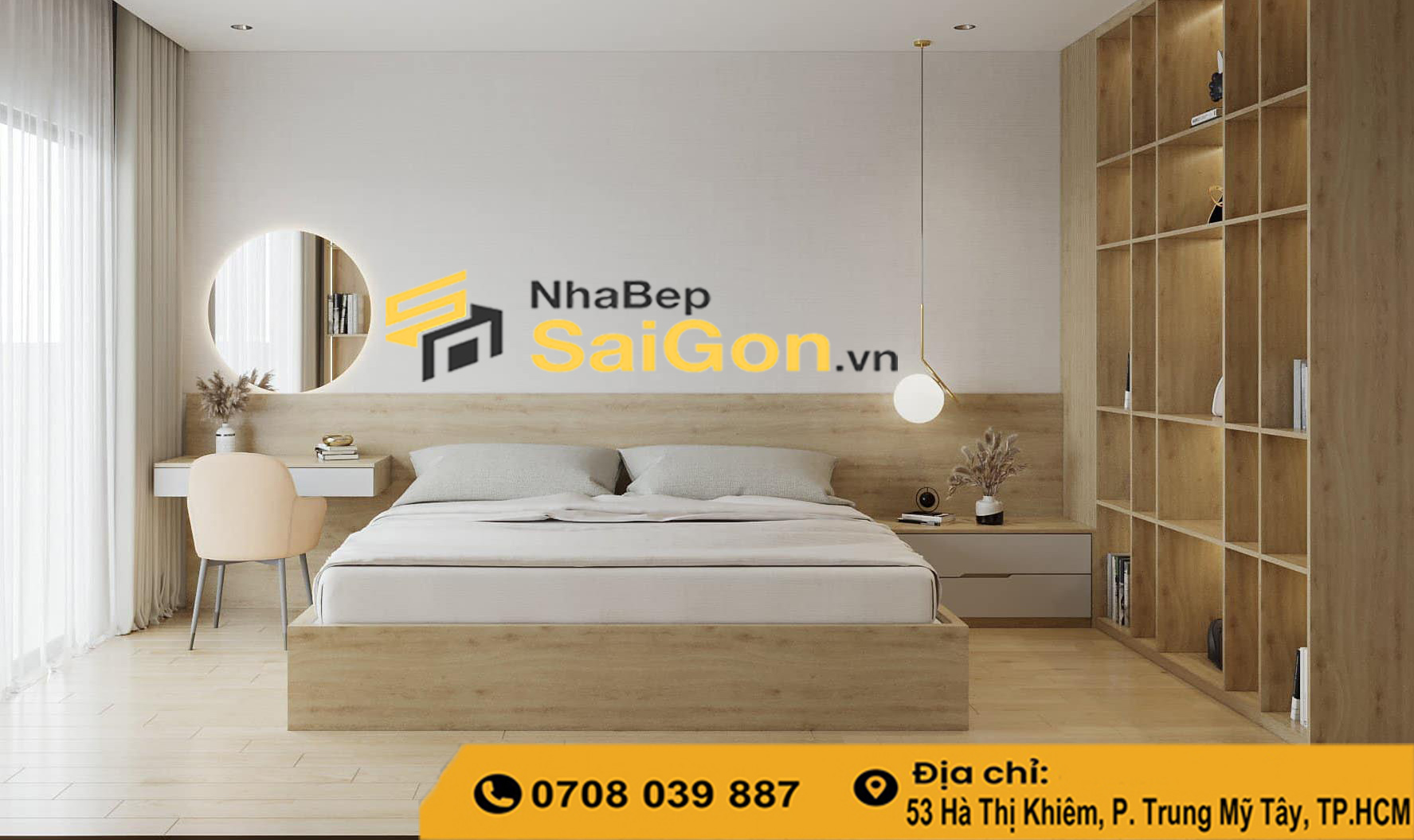 Mẫu Nội Thất Phòng Ngủ Gỗ Công Nghiệp