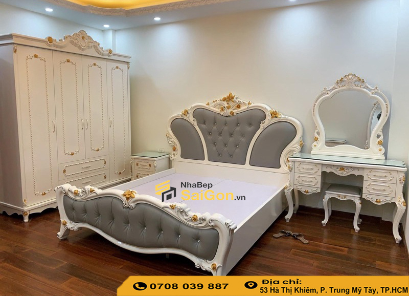 Thiết Kế Phòng Ngủ Tân Cổ Điển Hiện Đại