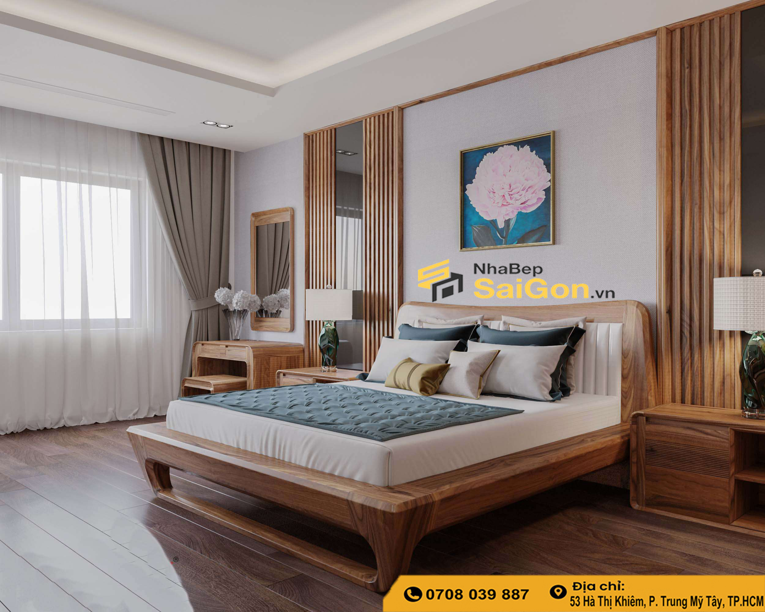 Mẫu Nội Thất Phòng Ngủ Gỗ Công Nghiệp